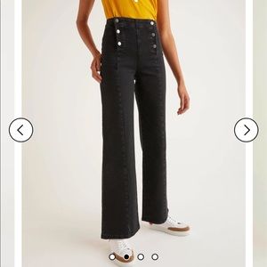Wide Leg Sailor Jeans